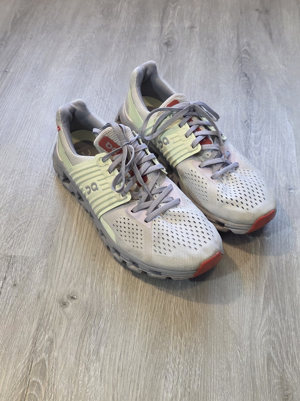 On Running Cloudswift Ice Oasis Womens Running Shoes Green/Gray Size 9